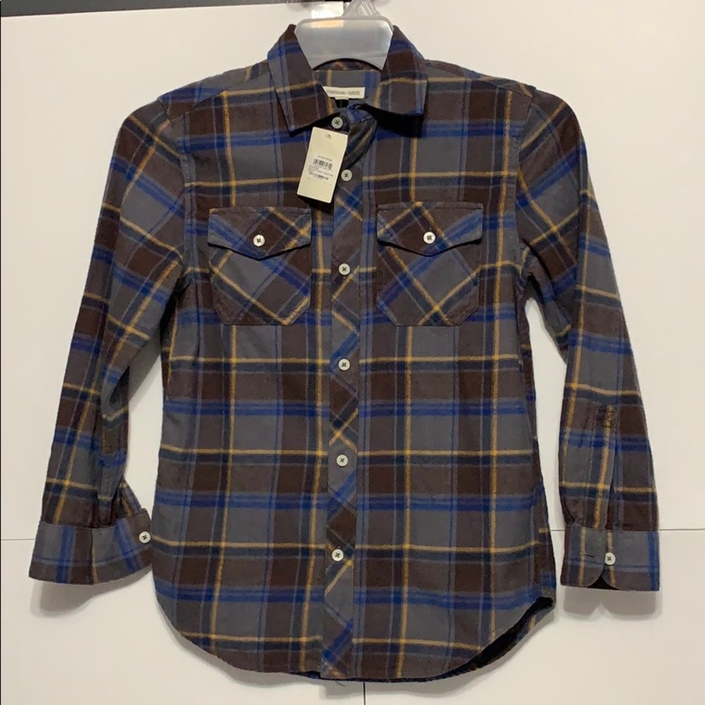 Tucker and Tate NWT Plaid flannel button up shirt